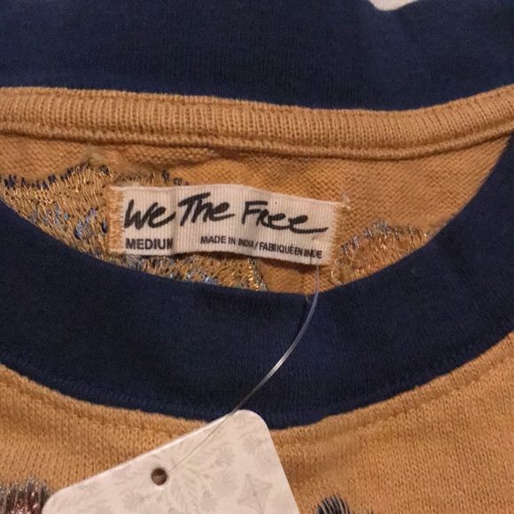 Free People starting line tee size M BNWT - Picture 4 of 10